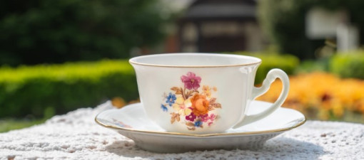 Porcelana z Chodzieży w Ogrodzie Botanicznym UMCS