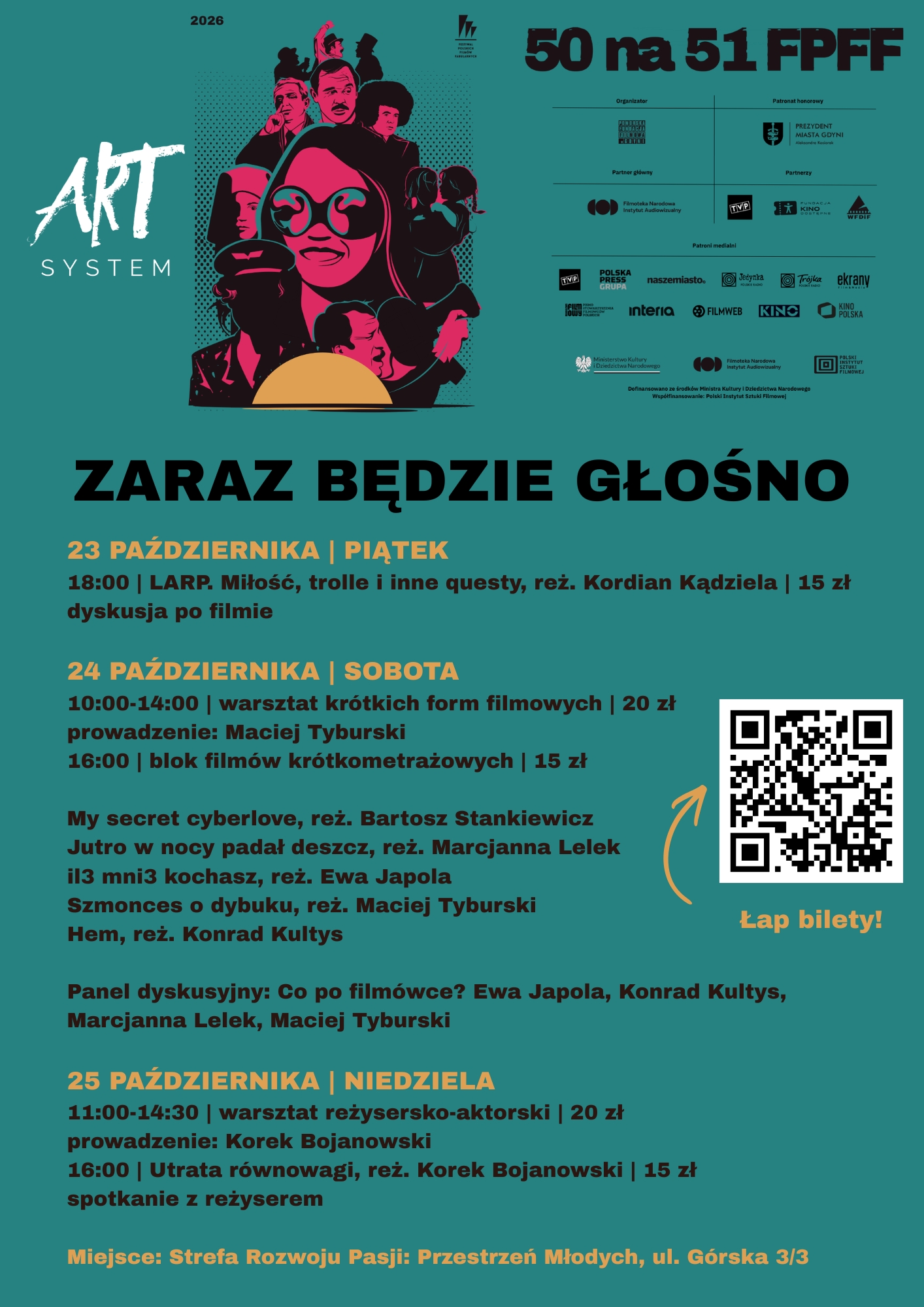 PLAKAT. ZARAZ BĘDZIE GŁOŚNO 5