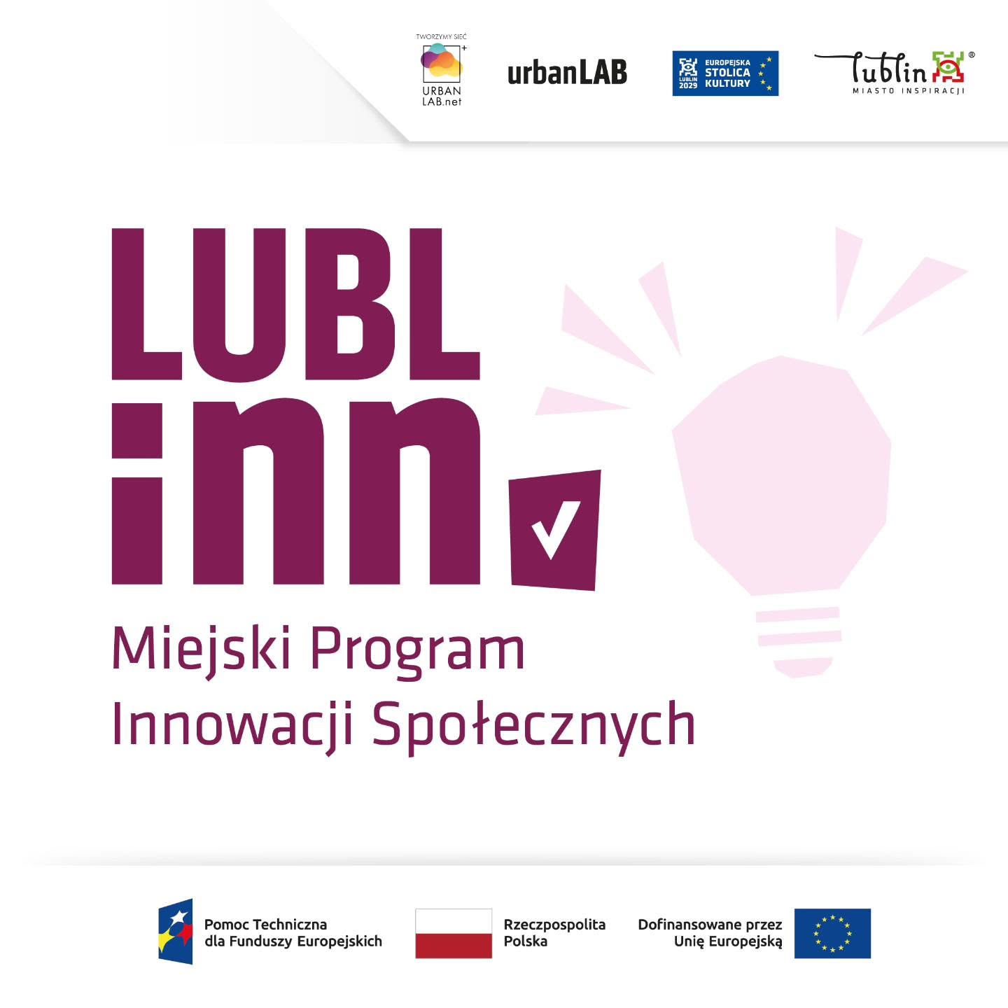 Masz pomysł na rozwiązanie problemu miejskiego Aplikuj w Miejskim Programie Innowacji Społecznych LUBLinn. Fot. Miasto Lublin