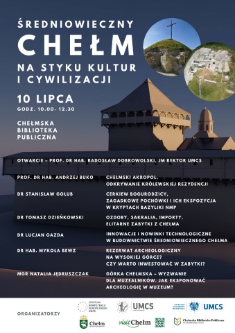 Plakat Średniowieczny Chełm na styku kultur i cywilizacji
